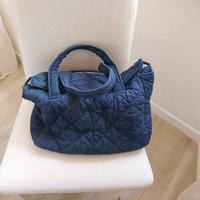 Borsone per accessori neonati blu