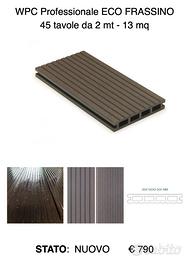 LISTONI WPC PROFESSIONALE ECO FRASSINO 13 MQ
