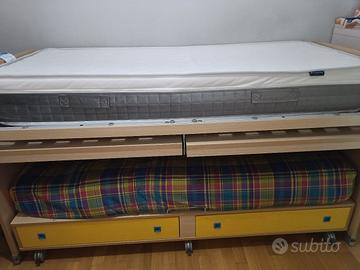 letto a castello+ 1 materasso 