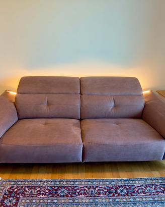 Divano Dondi Salotti con relax elettrico