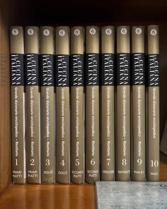 Enciclopedia "La Cucina Italiana" - 10 Volumi + 2