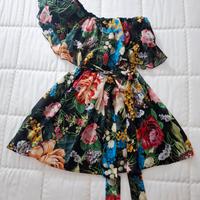 Abito floreale monospalla originale Kontatto 