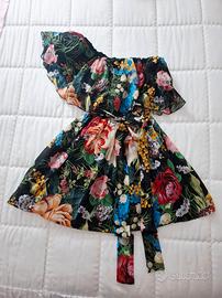 Abito floreale monospalla originale Kontatto 