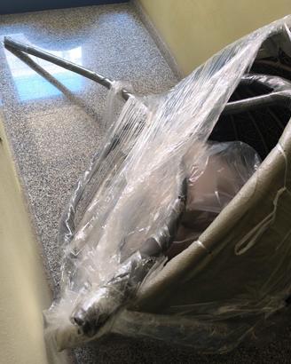 Poltrona sospesa da giardino in rattan NUOVA