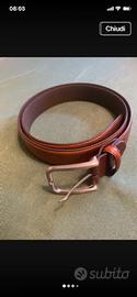 Cintura uomo Geox cm 110 in vera pelle nuova
