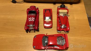 Lotto 4 modellini Burago