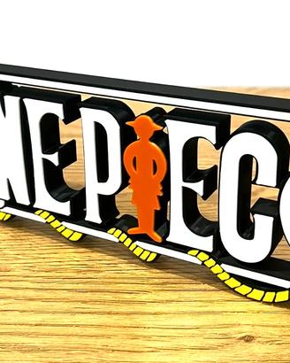 Logo One Piece in Plastica