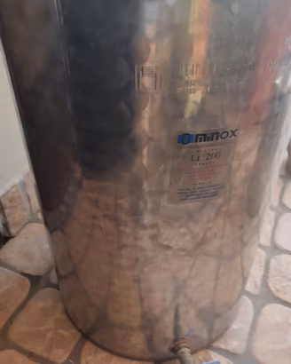 fusto in acciaio inox da 200 litri