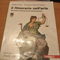libro scolastico "itinerario nell' arte"