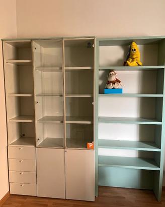 Libreria /parete attrezzata per cameretta o studio