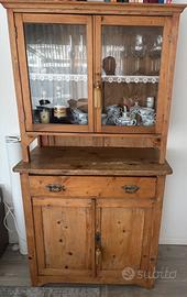 Credenza abete arte povera
