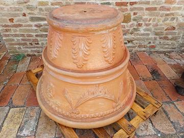 GRANDE VASO TERRACOTTA DERUTA D.100CM