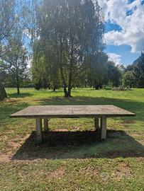 Tavolo da esterno in cemento – ping pong