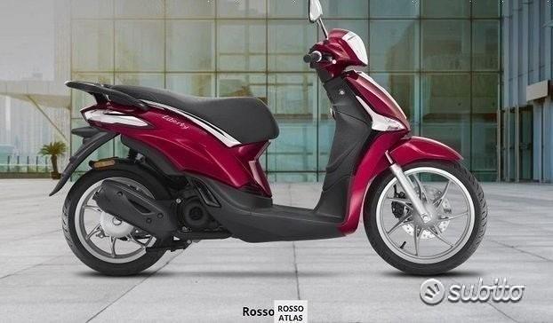 PIAGGIO LIBERTY 125 Rosso Atlas in pronta Consegna