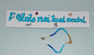 Realizzati a mano: braccialetti, anelli orecchini