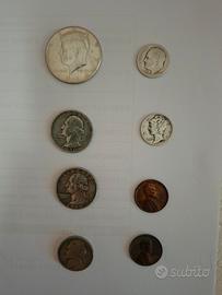 lotto monete Usa  del ' 900