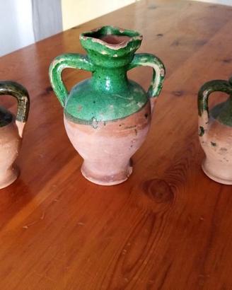 SET 3 BROCCHETTE IN TERRACOTTA- Stile Rustico 