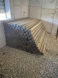 Pali in legno torniti diametro cm 10 altezza cm250