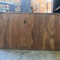 Tavolino Basso in Legno Massello Chiaro