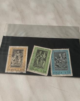 Francobolli natale 1973 sigillati