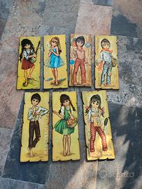 7 quadri vintage falconi 