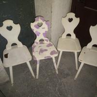 sedie in legno massello