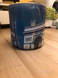 Pouf sgabello Parigi
