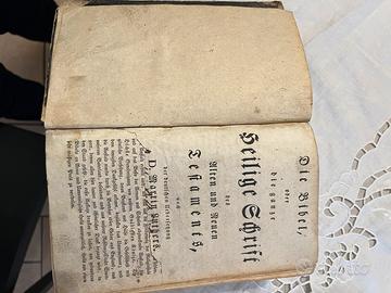 Bibbia in tedesco del 1815 Martin Lutero