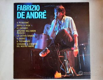 dischi in vinile 33 giri Fabrizio de Andrè
