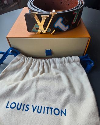 CINTURA REVERSIBILE LOUIS VUITTON NUOVA PER NBA LV