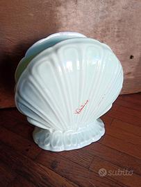 portadocumenti ceramica conchiglia 