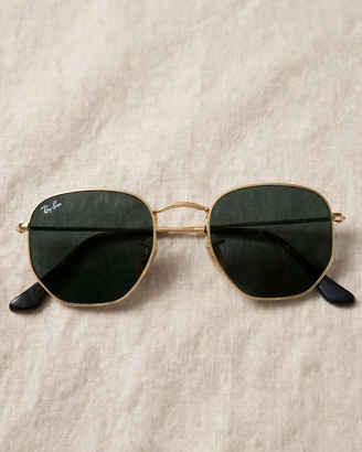Ray-Ban RB3548N 001/58 Hexagonal Oro Polarizzati O