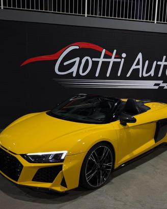 AUDI R8 V10 SPYDER RESTYLING YELLOW SCARICO SUPE