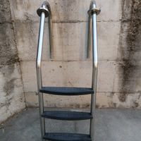 Scaletta piscina acciaio inox piscina interrata o