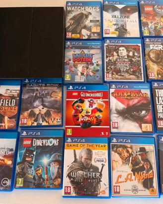 Sony Playstation 4 Ps4 con 16 giochi