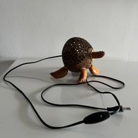 lampada tartaruga in cocco