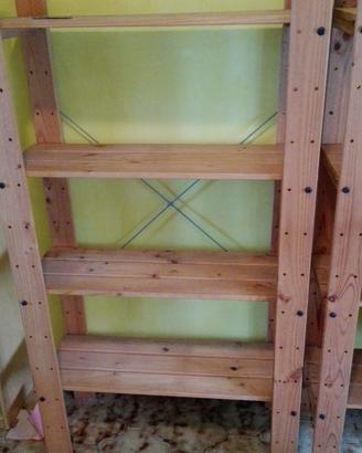 SCAFFALE IN LEGNO IKEA