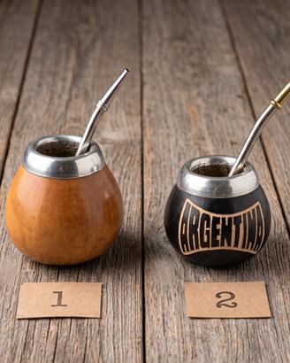Mate Argentino in Zucca (Calabaza) + Cannuccia