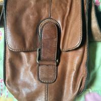 Borsa a tracolla in pelle Gemel