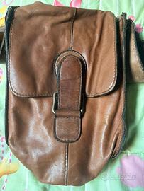 Borsa a tracolla in pelle Gemel