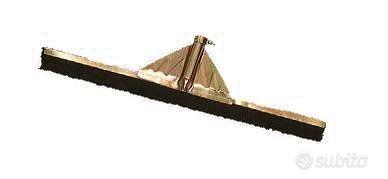 Spingiacqua in metallo cm.75 con manico in legno