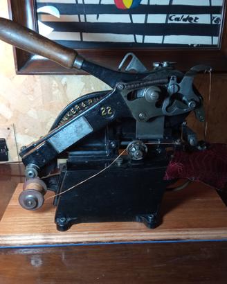 Rarissima macchina per cucire pelle, Junker & Ruh