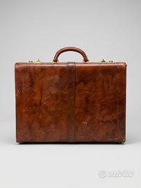 Valigia Vintage in Pelle Rigida