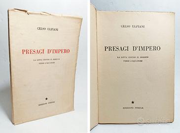 PRESAGI D'IMPERO - CELSO ULPIANI 1937
