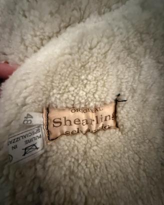 Giubbotto shearling vera pelle-Montone naturale