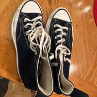 Converse all star blu con zeppa n. 41