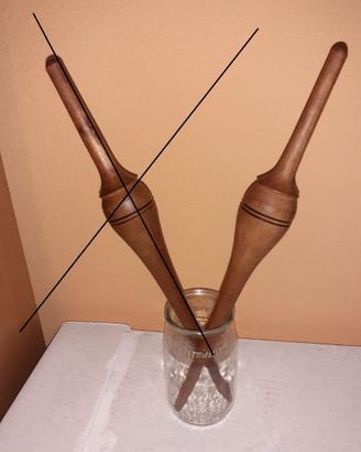 Fuso, fusello in legno tornito cm20