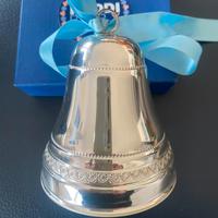 Campana nascita argento con carillon