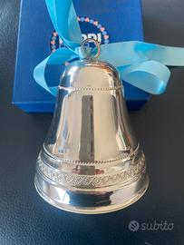 Campana nascita argento con carillon