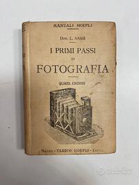 manuale hoepli primi passi in fotografia anno 1917